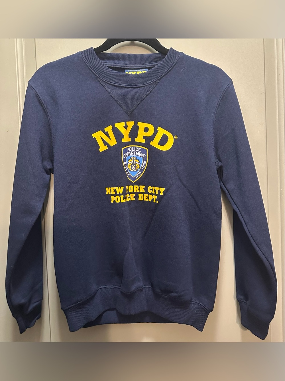 NYPD Official Child’s Sweatshirt Size 14/16 EUC